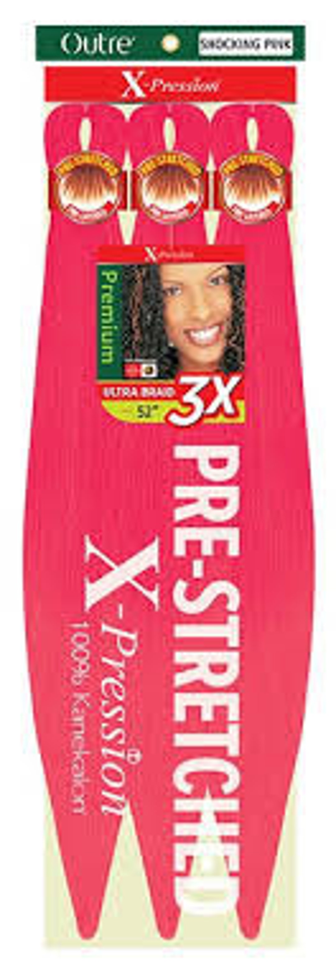 OUTRE PREMIUM 3X XPRESSION PRE-STRETCHED ULTRA BRAID 52 BRAIDING HAIR