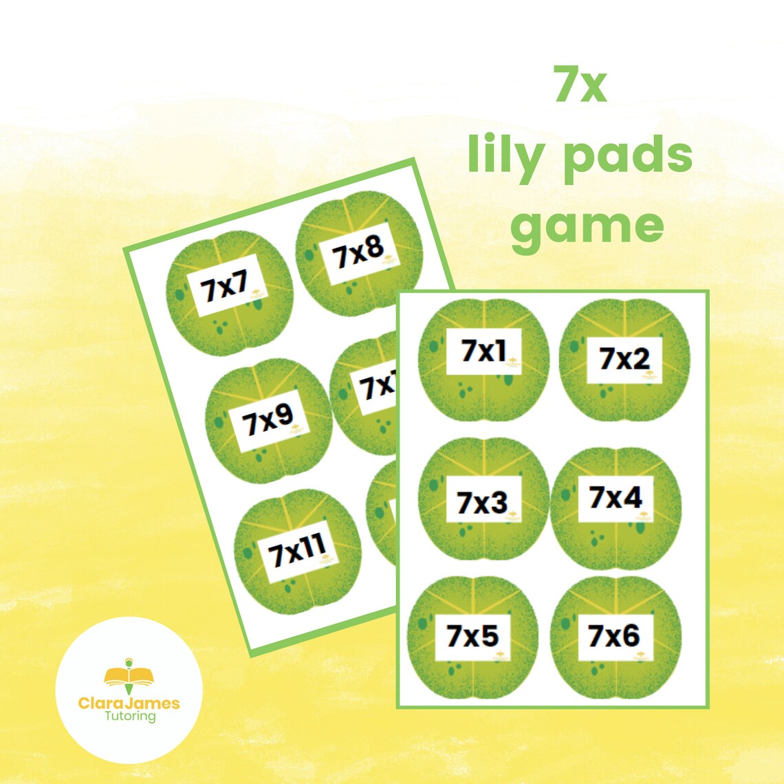 7x multiplication games times tables games math games Etsy