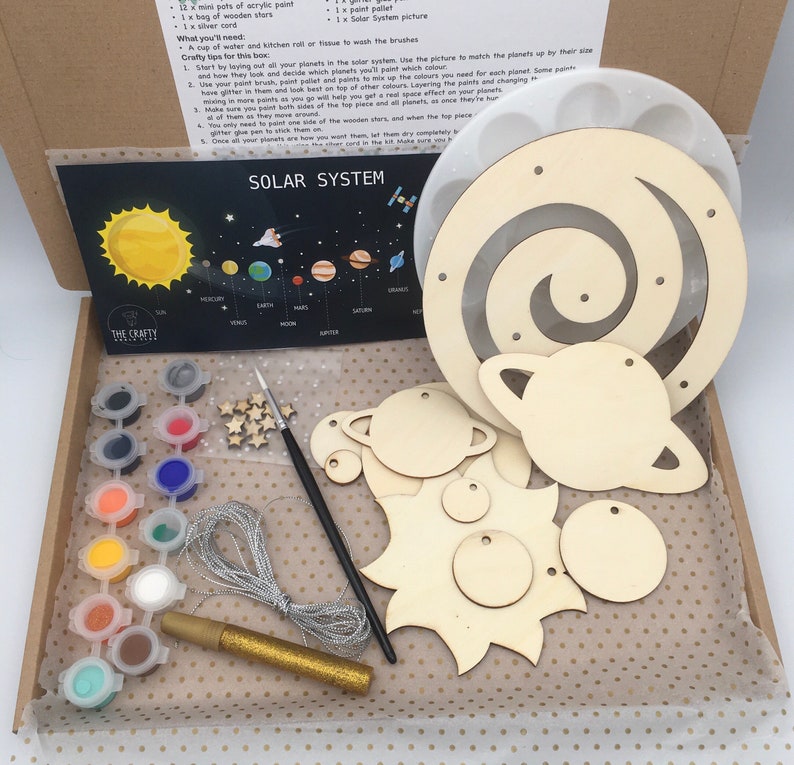Solar System Craft Kit Etsy