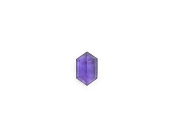 Large Hexagon Gem Flat Back Jewel 85mm or 3.33 Jewelry Amethyst Cabochon for Costume Cosplay Gem