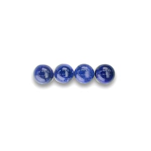 Iolite Cabochons Smooth Cut - 6mm Round Gemstones