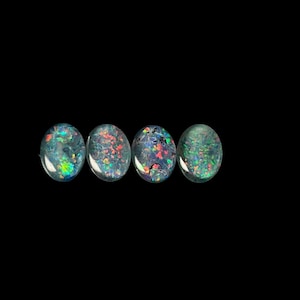 Australian Opal Triplets Cabochons - 9x7 mm, Australian Opal Cabochons, Australian Opal Cabs