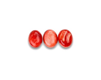 Spiny Oyster Cabochon - 10 x 8 mm - Red Spiny Oyster