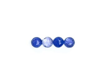 Tanzanite Cabochons Rose Cut - 6mm Round
