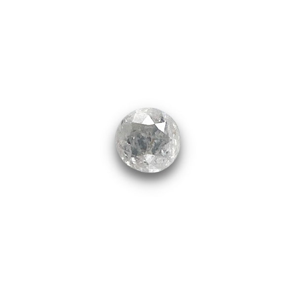 Icy White Diamond Cabochon - 2.9 to 3 mm Round, 3mm Diamond, Rose Cut Diamond Cab