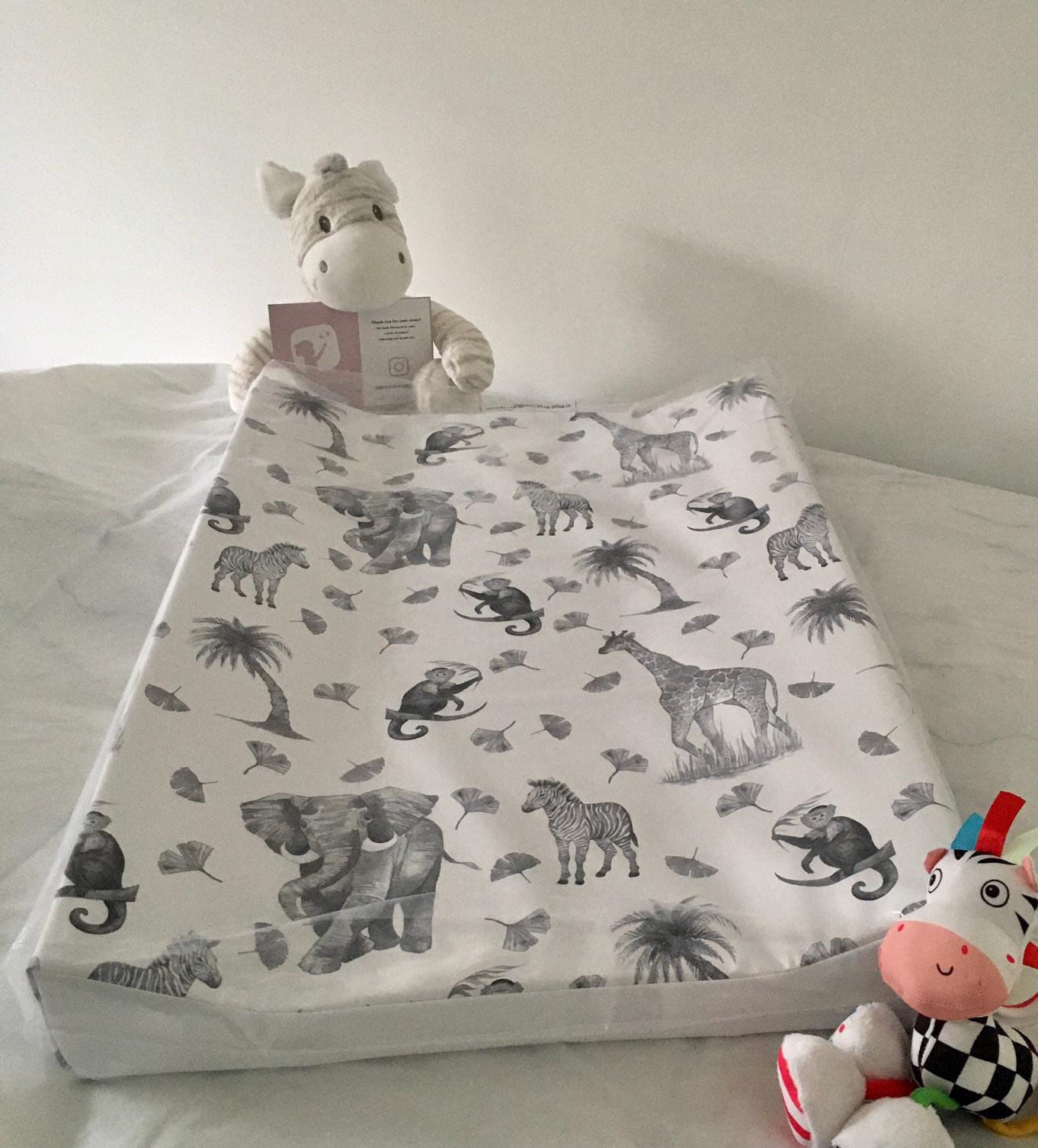 Baby Changing Mat Wedge Shape waterproof safari animal print Etsy