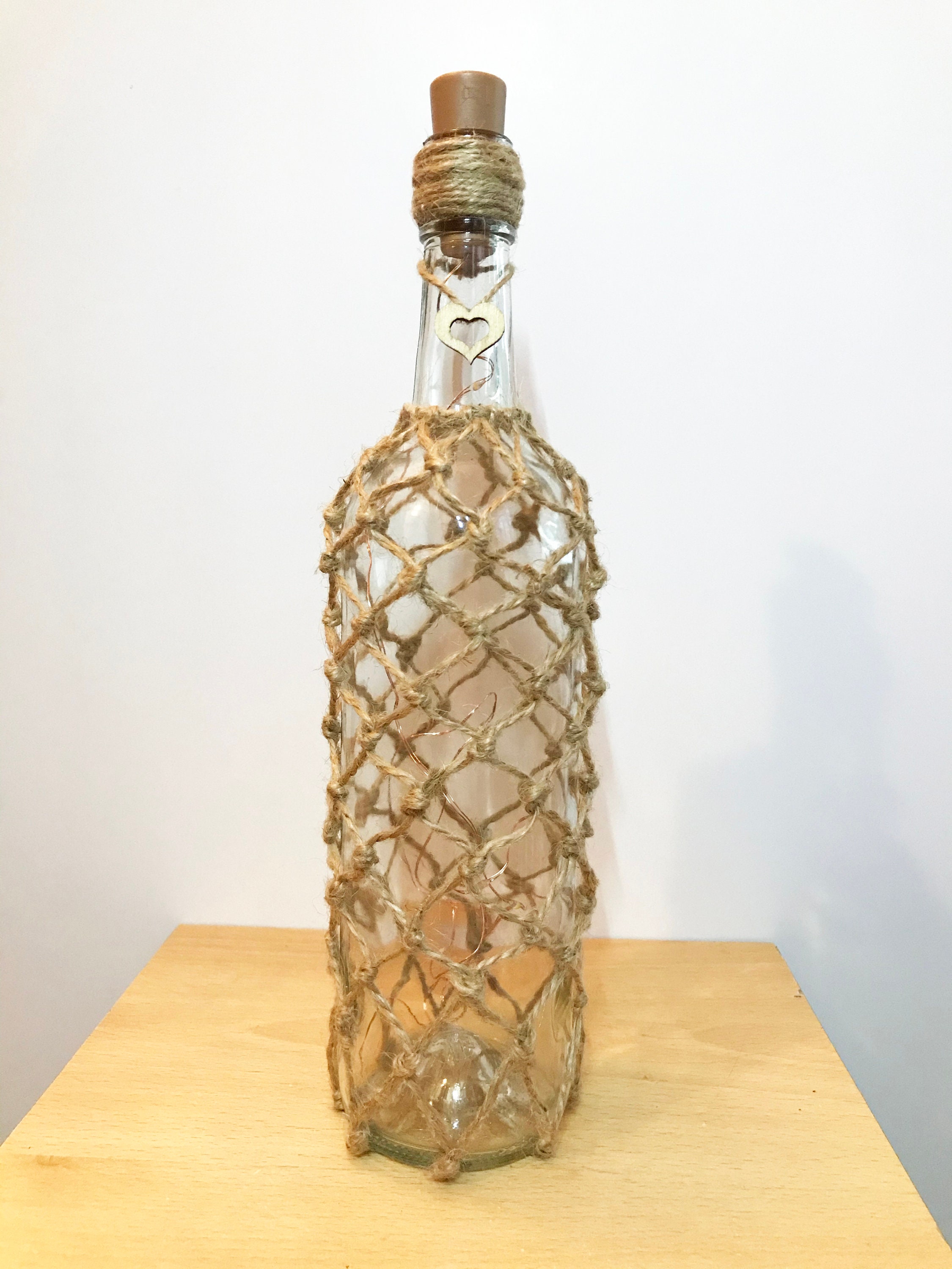 Glass Bottle Cork Lights /LED Lights/Reception/Wedding Place/ Etsy