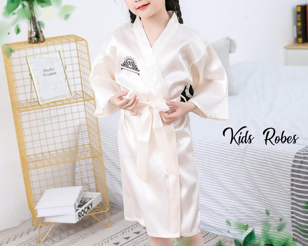 Flower Girl Robe Set Monogrammed Flower Girl Gift Flower Girl Robes