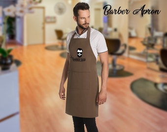 Apron for Men Women, Custom Logo Apron, Personalized Apron, Custom Apron for Men, Apron With Pockets, Custom Kitchen Apron Custom Bulk Apron