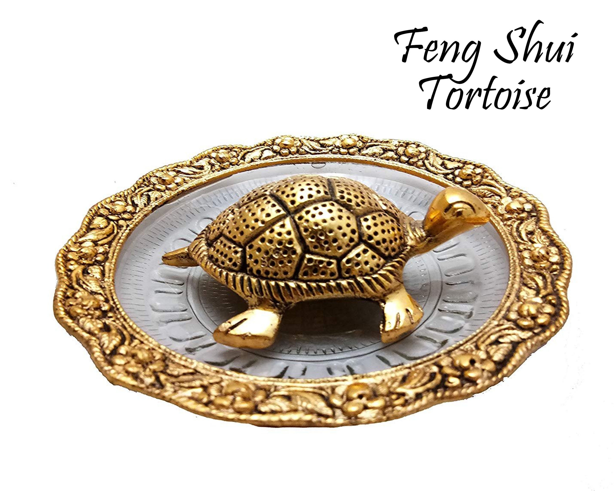 Feng Shui Glass Plate Turtle Vastu Tortoise Original Turtle Etsy UK