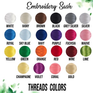 Personalized Embroidery Lace Sash Custom Lace Sash Lace Sash - Etsy