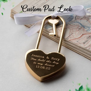 Personalzed Padlock Lover's Lock Weddng Annversary - Etsy