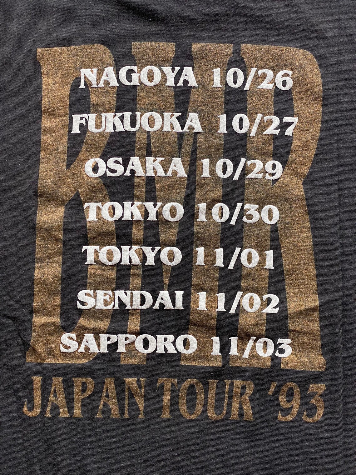 Vintage Bad Moon Rising Band Tour Japan 1993 Etsy