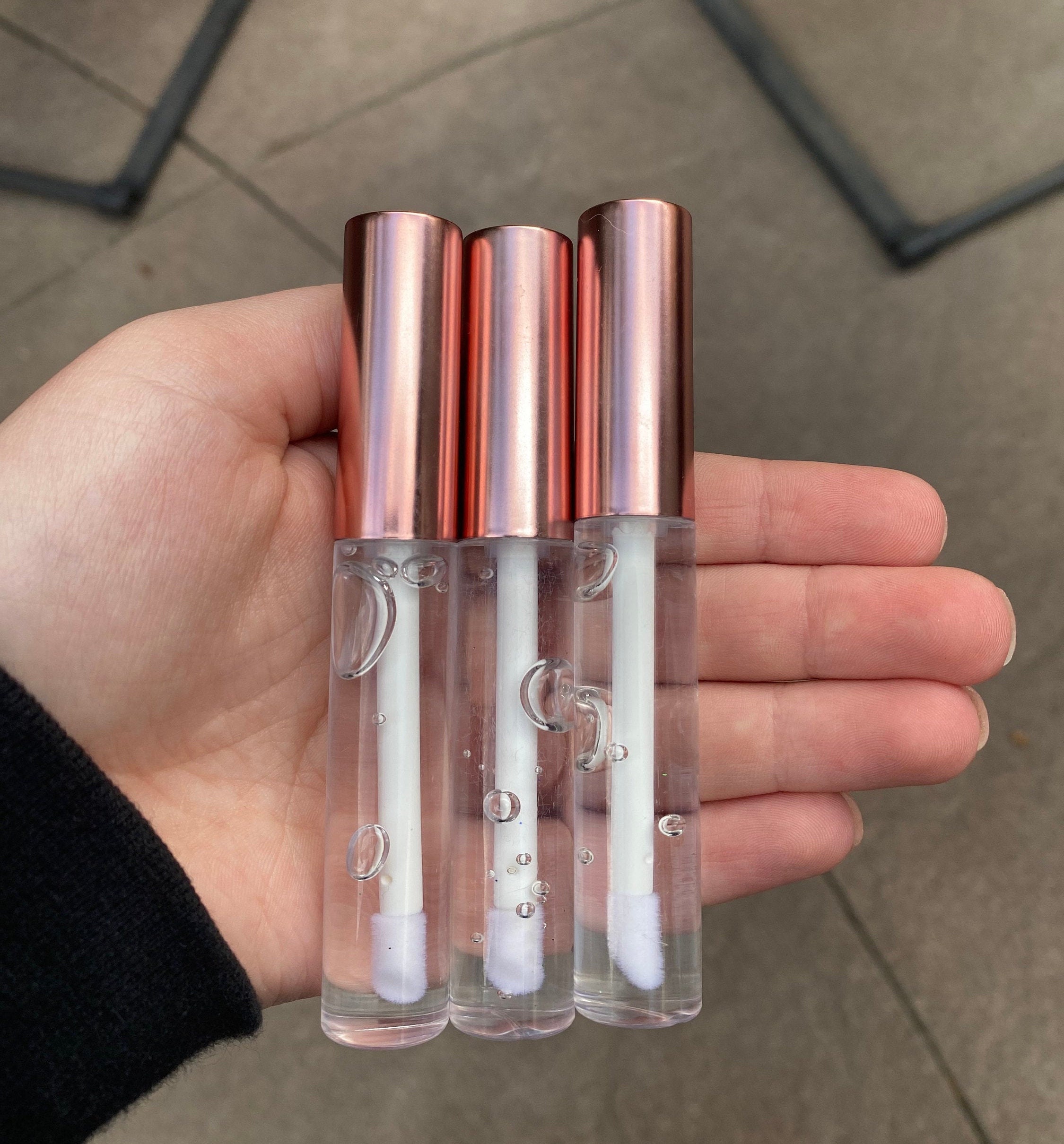 Clear Lip Gloss in a Wand Tube Etsy