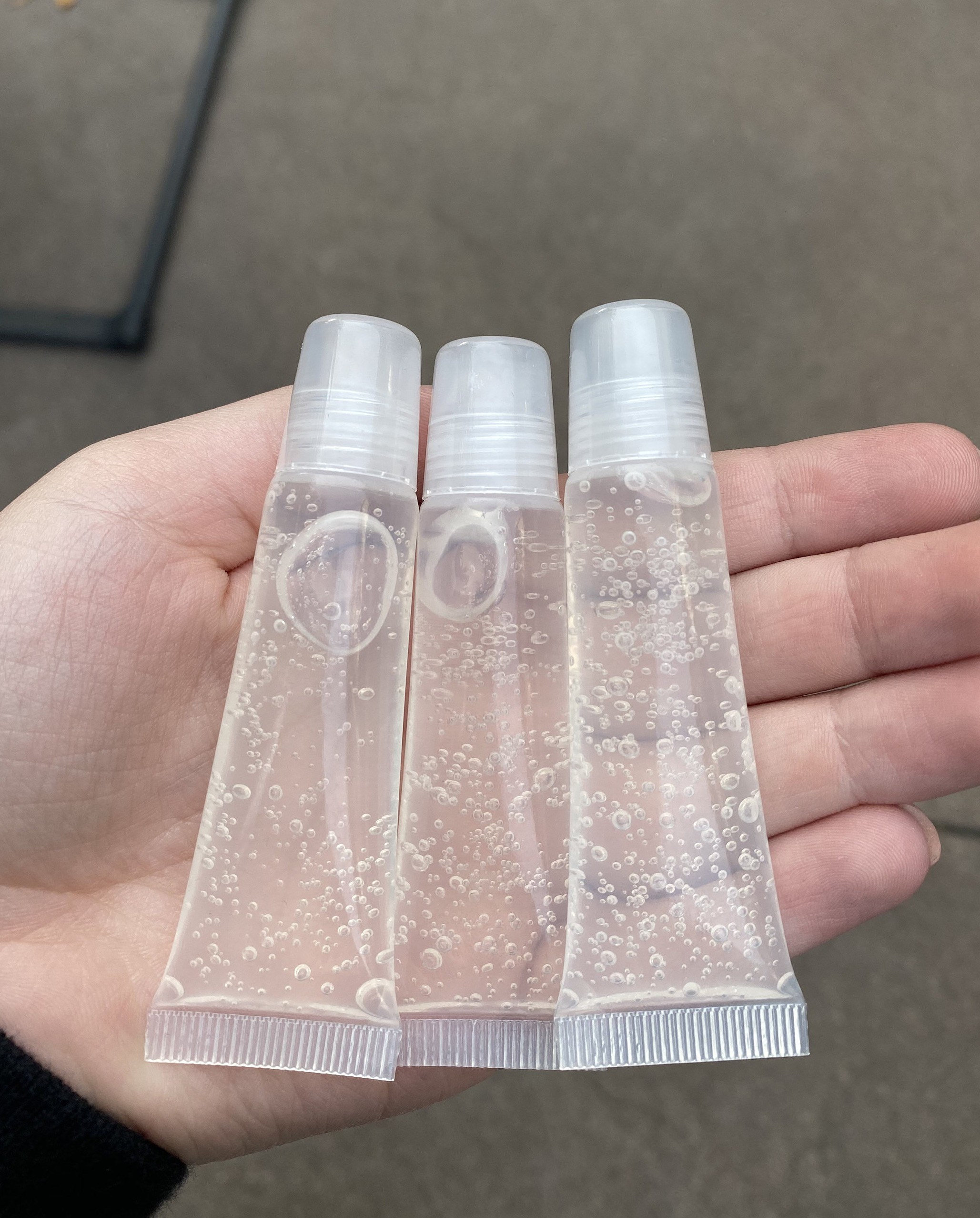 Clear Lip Gloss in a Squeeze Tube Etsy