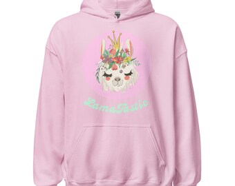 Lamatastic Hoody, fun hoody, kawaii, lama love, lama lover, cool lama, cute hoody, pastel