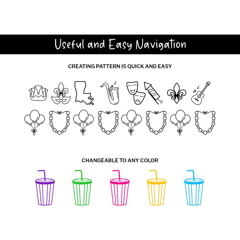 Mardi Gras Doodle Fonts, Instant File Otf, Ttf Font Download, Digital ...