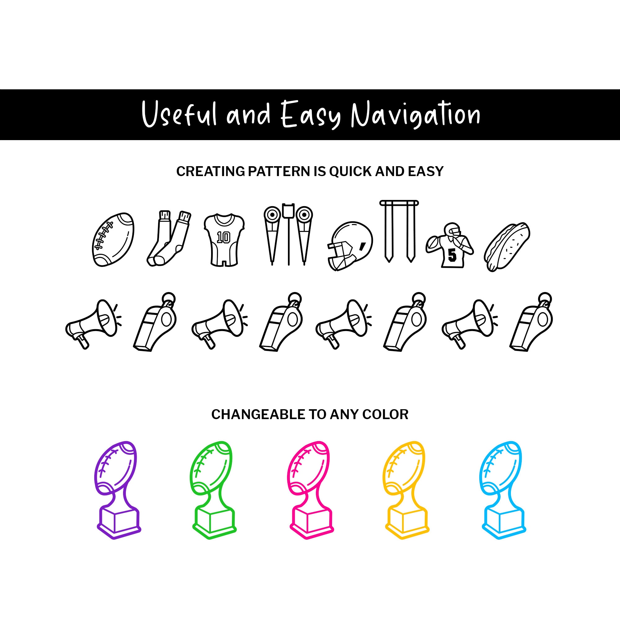 American Football Doodle Fonts, Instant File Otf, Ttf Font Download ...