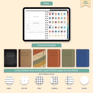 Retro Teacher Undated Digital Planner, Goodnotes Android iPad Lesson Planner, Daily Weekly Digital Journal, Notability Planner, Hyperlinked