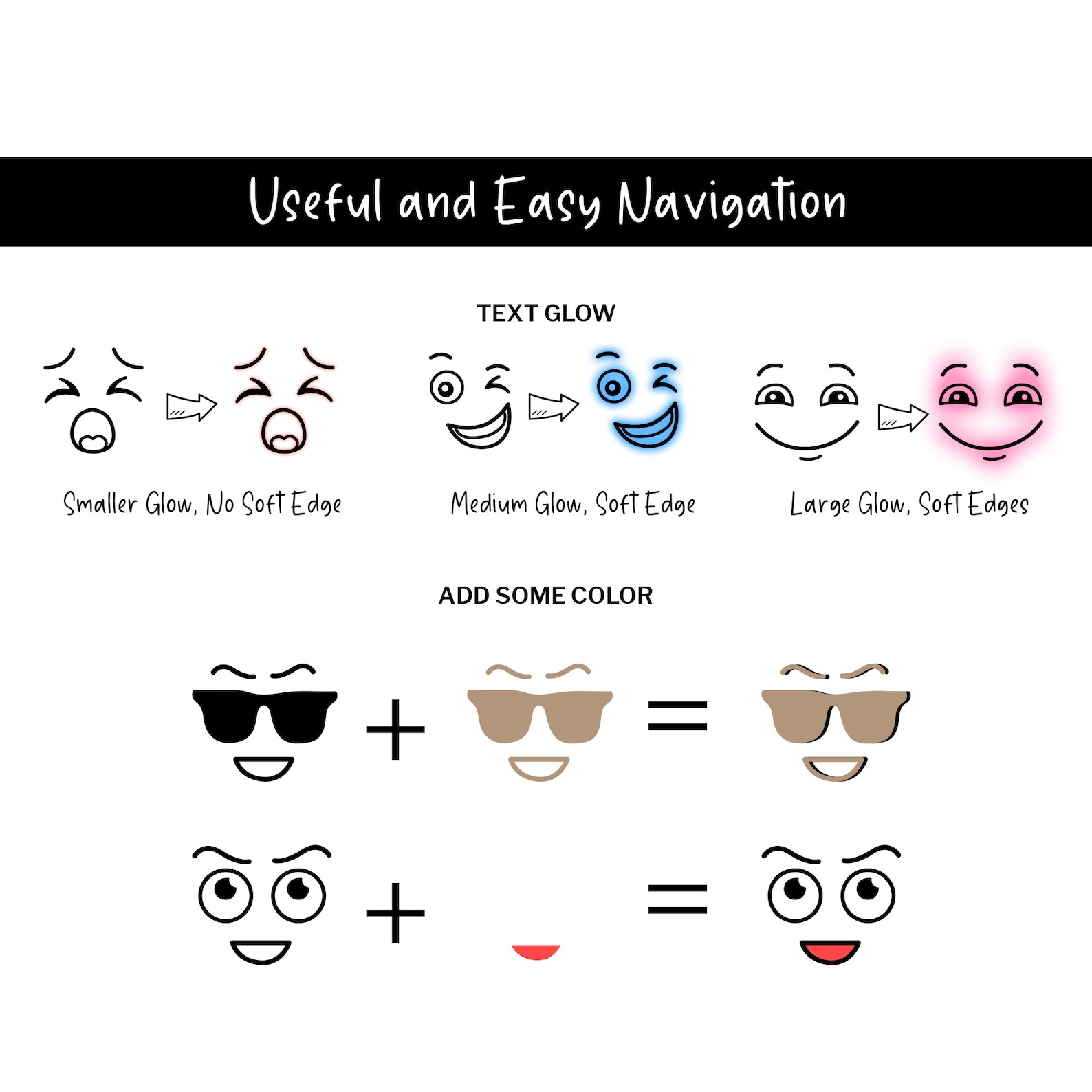 Emotion Doodle Fonts, Instant File Otf, Ttf Font Download, Digital Font ...