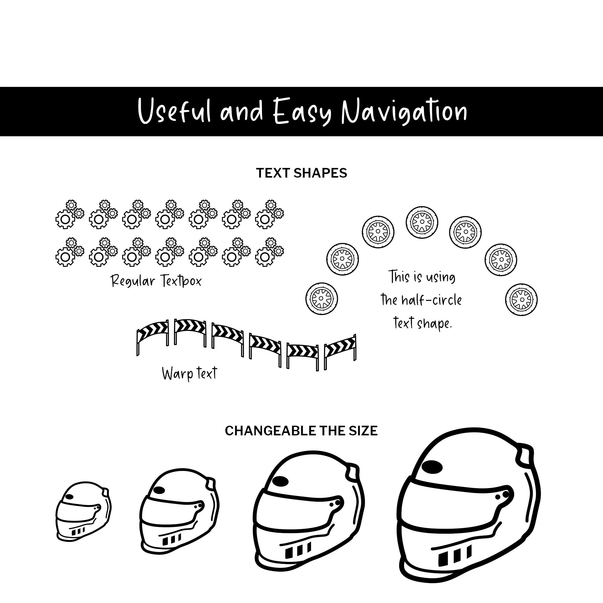 Motorsports Doodle Fonts, Instant File Otf, Ttf Font Download, Racing ...