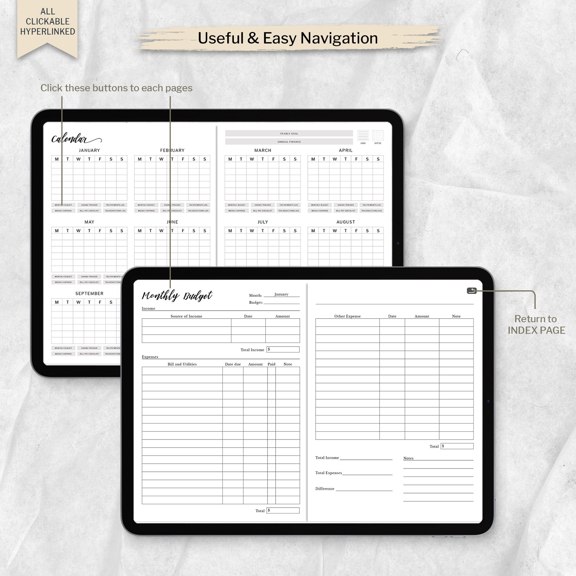 Digital Budget Planner Financial Log Finance Logbook Bill Etsy