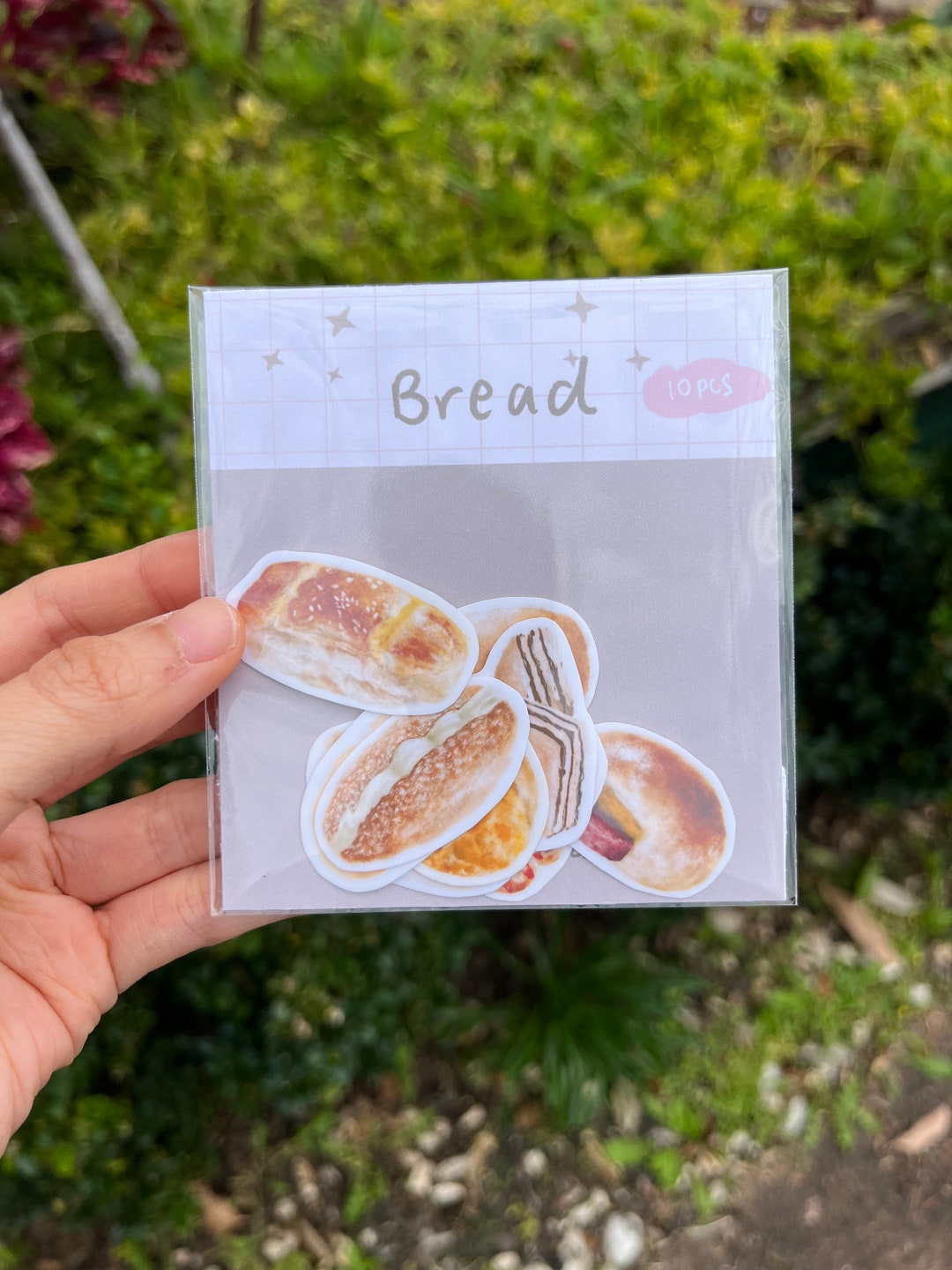 Asian Bakery Bread Sticker - Etsy