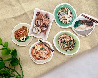 Malaysian/Singapore Noodle Stickers