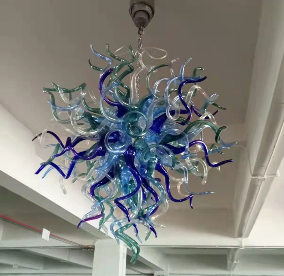 Unique Blown Glass Chandelier Lighting for Home Decoration, Glass Light
