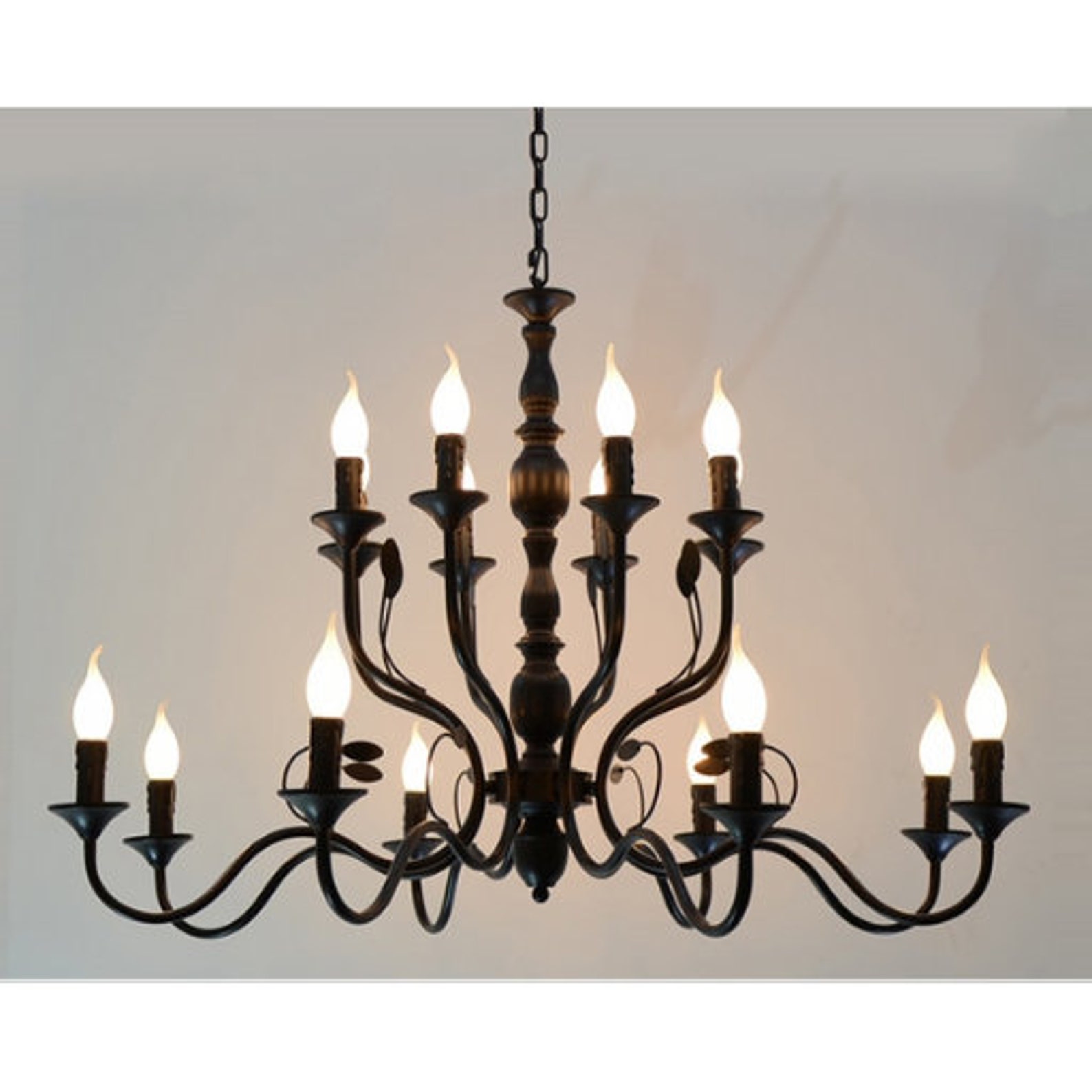 Black Gothic Chandelier for Home & Dining Antique Chandelier Etsy