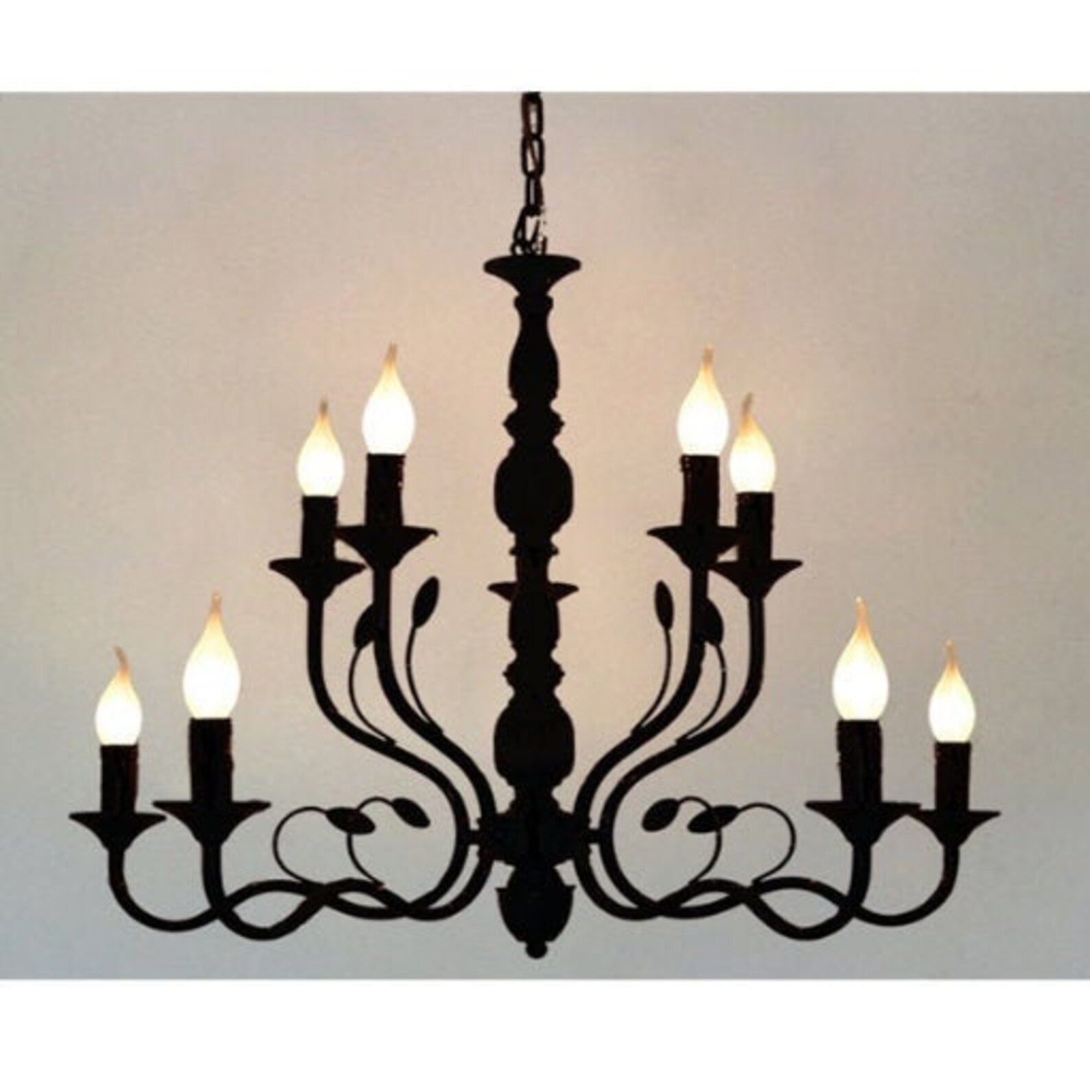 Black Gothic Chandelier for Home & Dining Antique Chandelier Etsy