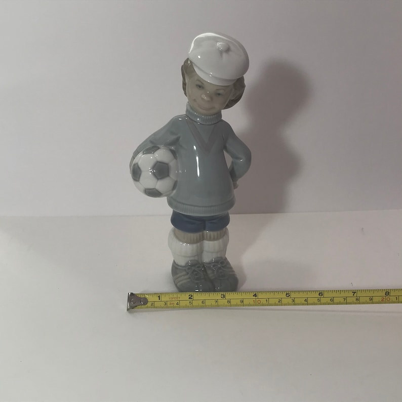Lladro Soccer player figurine made in Spain signed