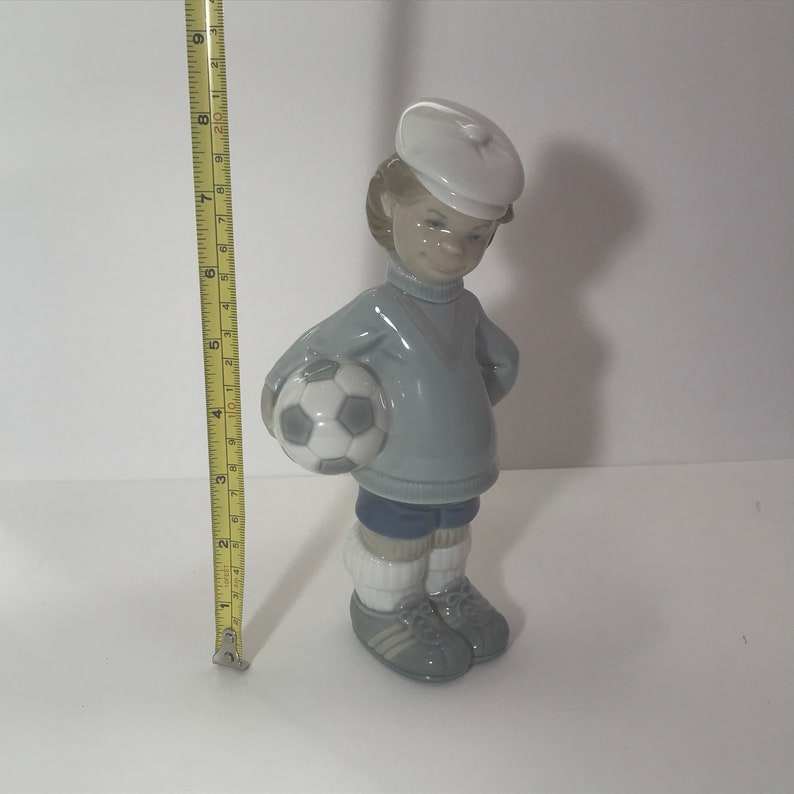 Lladro Soccer player figurine made in Spain signed