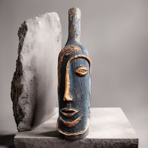 Visage Sculpture Decorative Object
