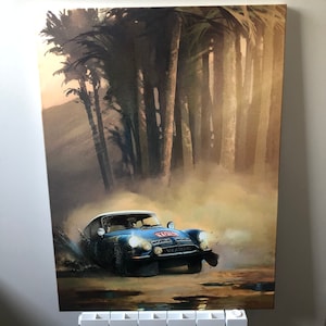 HD Canvas &quot;Bob Neyret DS East African Safari&quot; - Comic book cover illustration