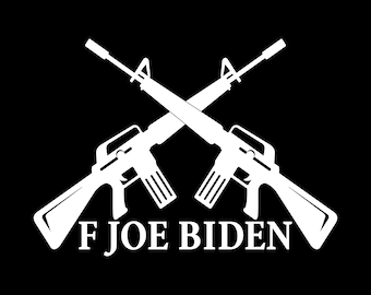 F Joe Biden Vinyl Decal 7"x5"
