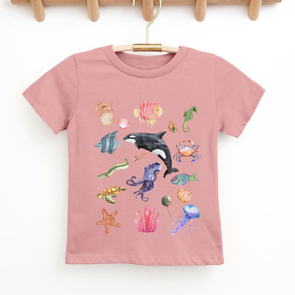 Toddler under the sea shirt, ocean shirt, whale shirt, octopus shirt, turtle t-shirt, fish shirt, explorer shirt, baby onesie, beach shirt