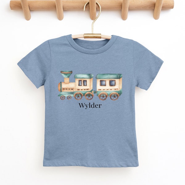 Custom train shirt, custom name shirt, vintage choo choo shirt, custom tshirt, name shirt, kids train t-shirt, baby onesie, graphic tees