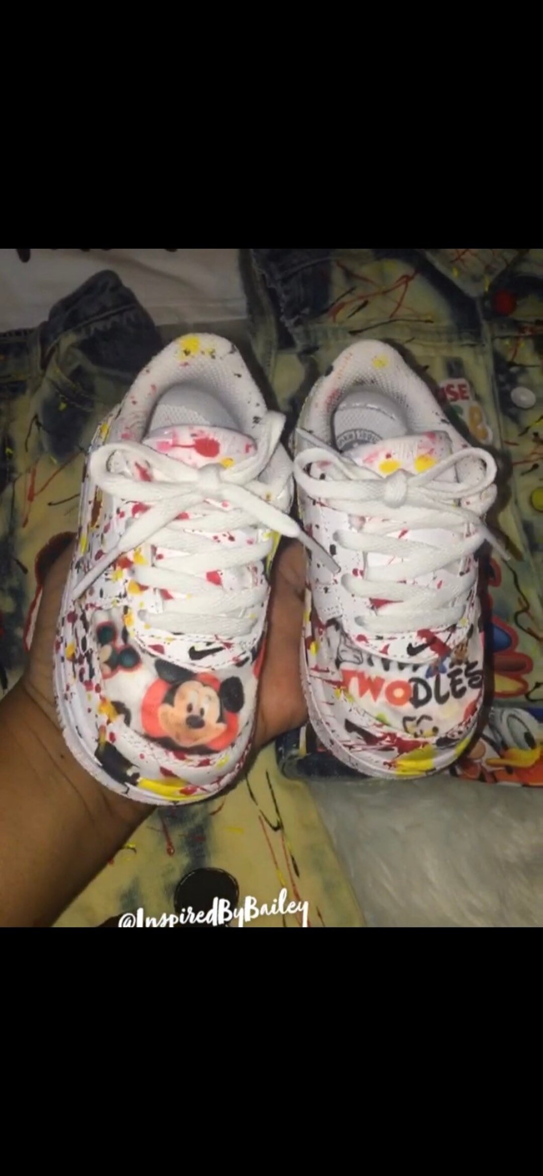 kids custom air forces