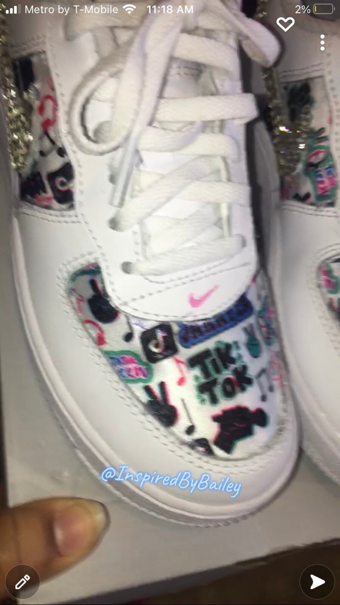 kids custom air forces