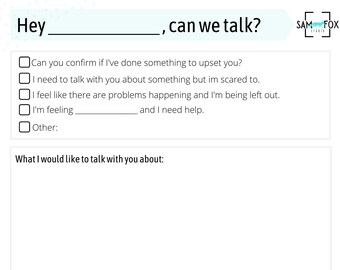 Social ComCard - Confrontation Convo (pour l'anxiété)