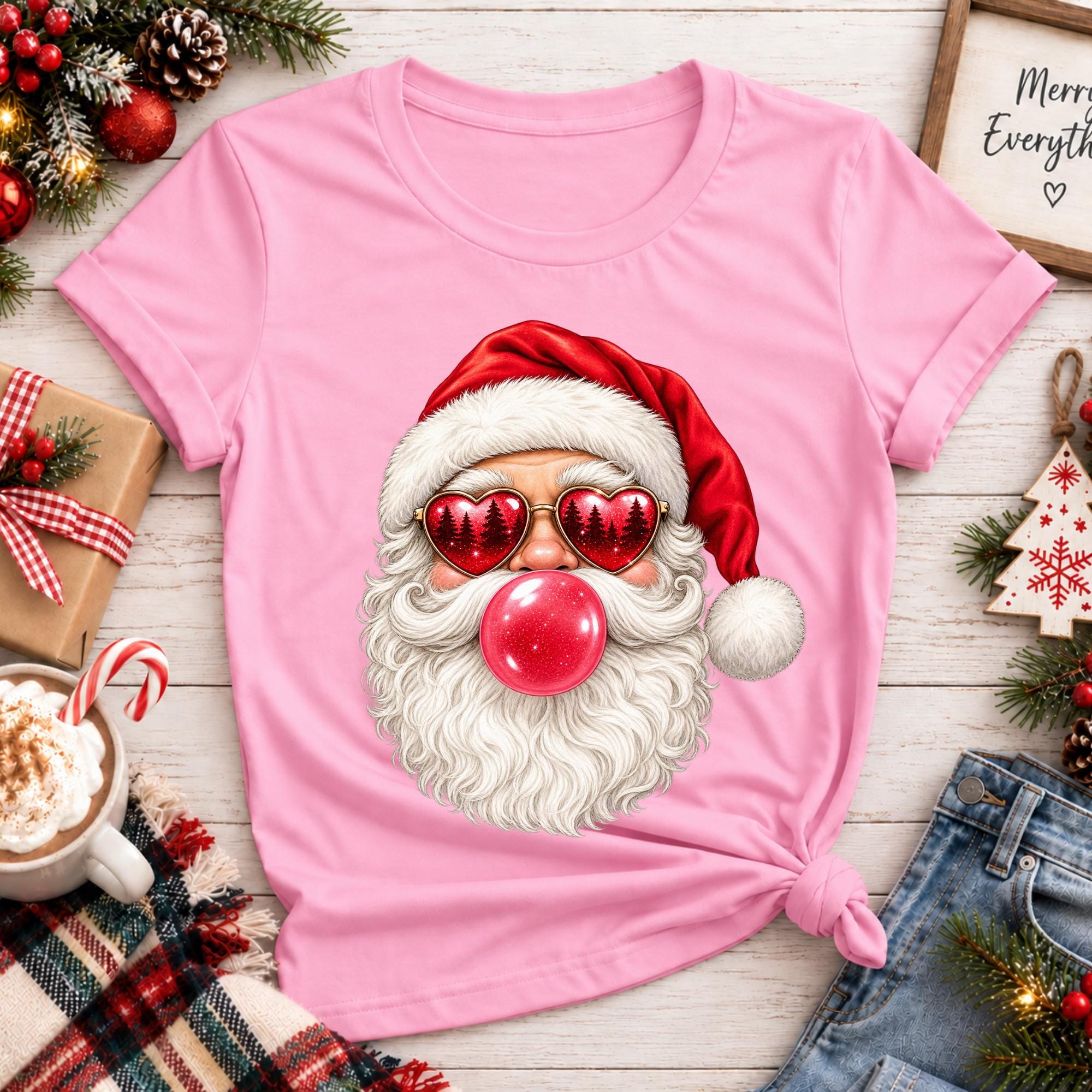 Bubble Gum Santa - Etsy