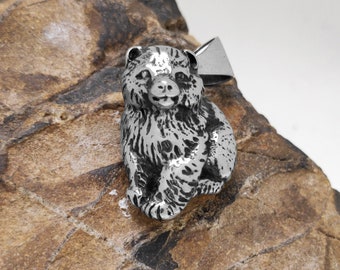 Bear cub pendant