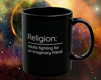 Imaginary friend Black Mug (11oz)
