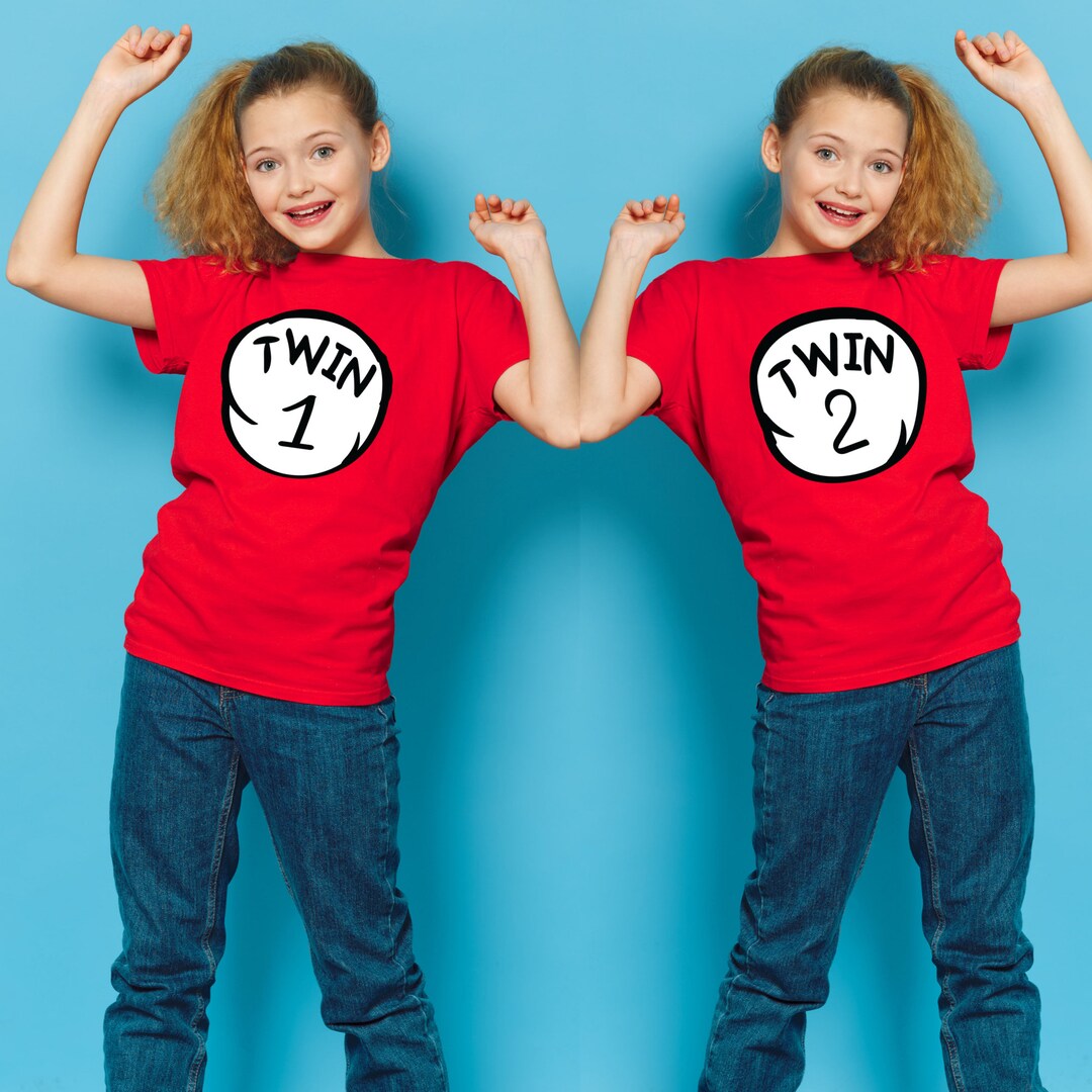 Twin 1 Twin 2 SVG Dr SVG Seuss svg Dr seuss Twin Svg - Etsy Nederland