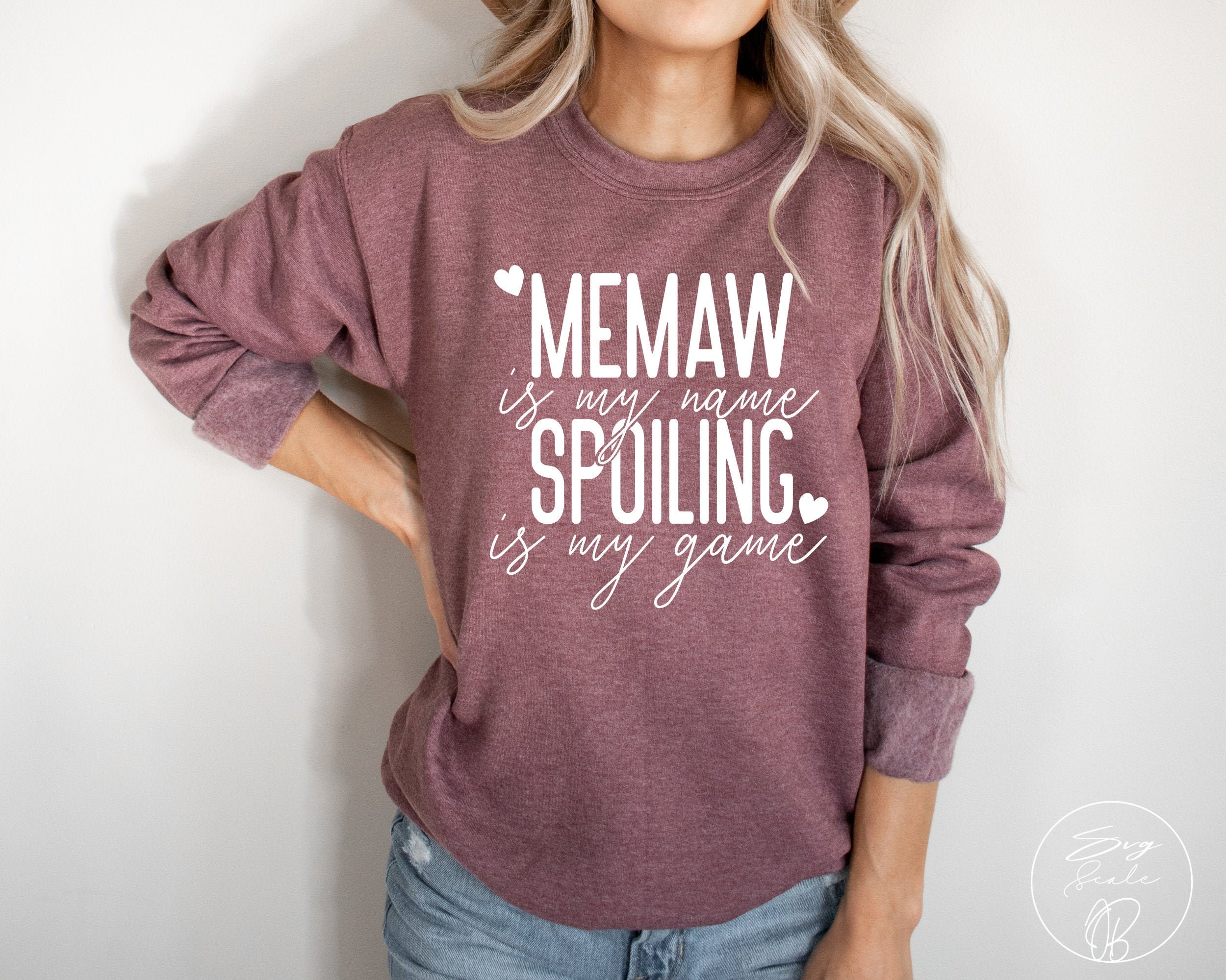 Memaw is My Name Spoiling is My Game Svg Memaw SVG Blessed - Etsy