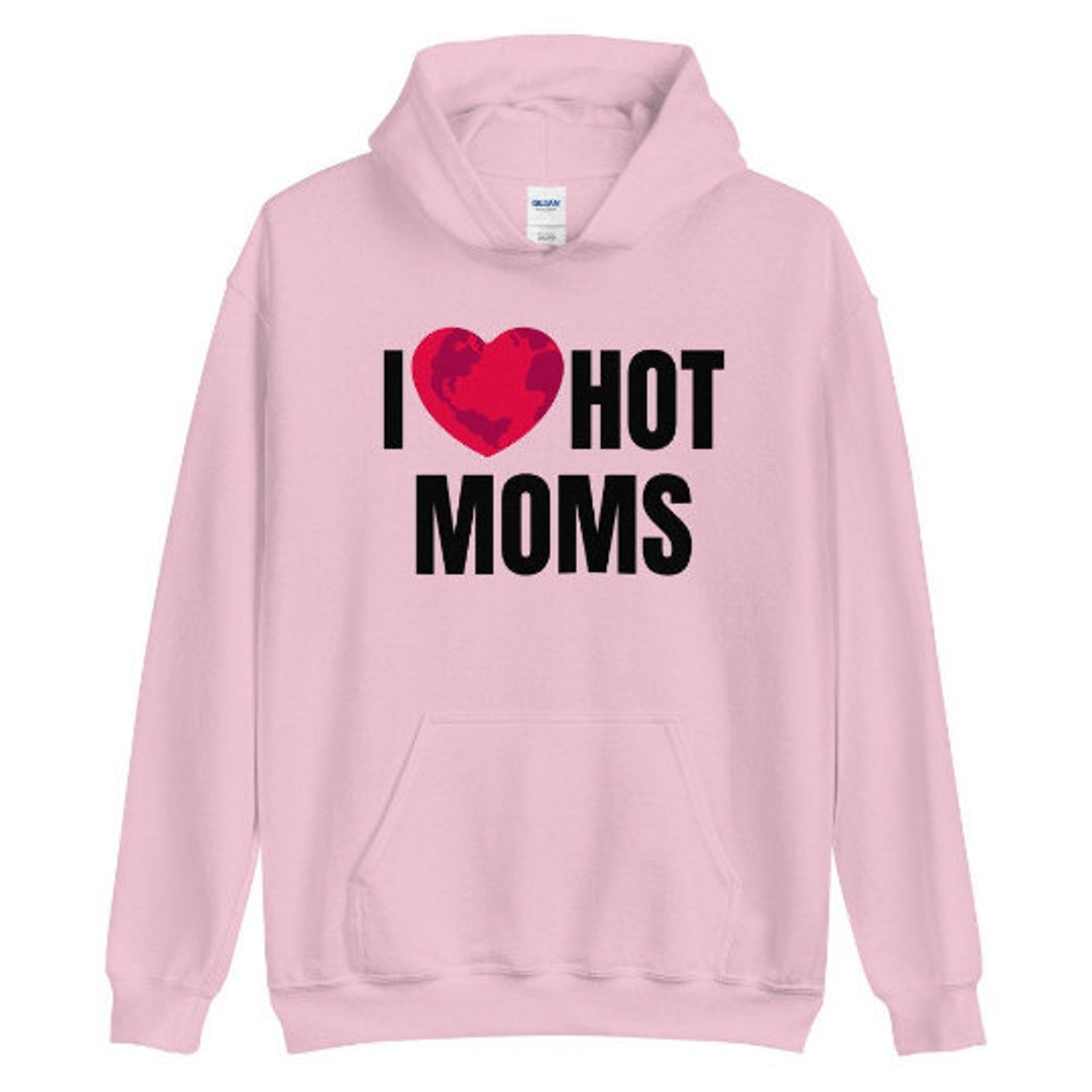 I Love Hot Moms Unisex Hoodie | Etsy