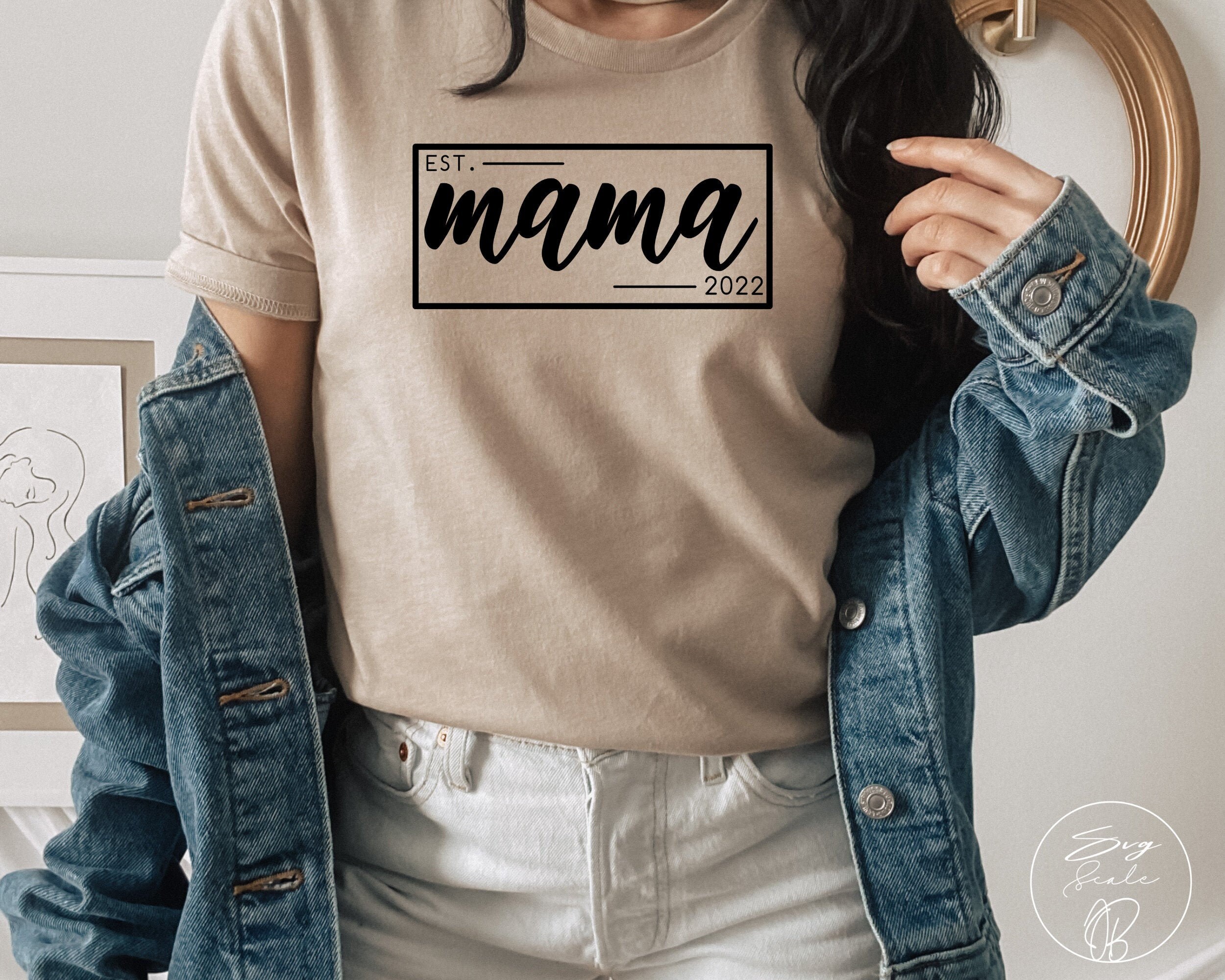 Mama est 2022 svg mom life svg new mom svg mama shirt svg  etsy Mama est 2022 svg mom life svg new mom svg mama shirt svg  etsy