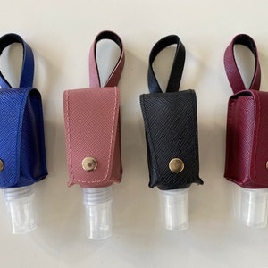 NEW, Hand Sanitiser bottle holder, with bottle refillable bottle, gift, mothers day gift, bottle key chain, tassel key ring, teacher gift
