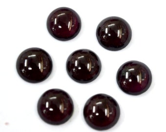 3mm4mm5mm6mm Natural Red Garnet square shape flat back cabochon for jewelry